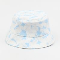 Sombrero De Pescador Coreano De Ala Corta A Prueba De Sol Con Efecto Tie-dye sku image 3