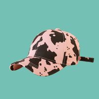 Cute Sunshade Cow Pattern Cap sku image 1