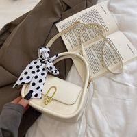New Fashion Silk Scarf Bow Knot Shoulder Bag sku image 1