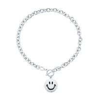 Hip Hop Smiley Face Alloy Necklace Wholesale main image 6