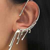 Exaggerated Drop Wax Lava Earcuffs Ear Clips main image 3