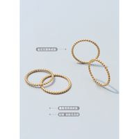 Simple Couple Ring Set Wholesale main image 6