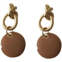 Simple Round Oil Drop Alloy Earrings Wholesale main image 3