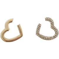 Fashion Heart-shape Diamond Alloy Earrings Wholesale main image 3