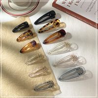 Korean Fashion Transparent Hair Clip Set main image 1