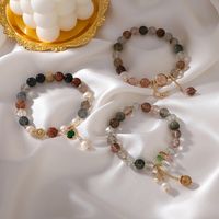 Bracelet En Cristal Coloré À Cinq Branches Avec Perles De Mode main image 3