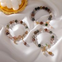 Bracelet En Cristal Coloré À Cinq Branches Avec Perles De Mode main image 4