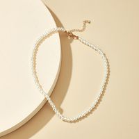 Korean Pearl Alloy Necklace Wholesale main image 3