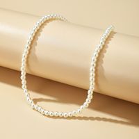 Korean Pearl Alloy Necklace Wholesale main image 5