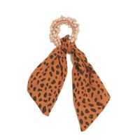 Fashion Leopard Print Pearl Hair Scrunchies main image 6