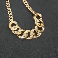 Retro Thick Chain Alloy Necklace Wholesale main image 4