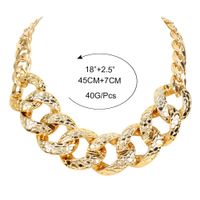 Retro Thick Chain Alloy Necklace Wholesale main image 6