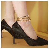 Fashion Multi-layer Sexy Alloy Anklet main image 1