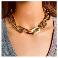 Fashion Square Thick Chain Necklace Wholesale main image 1