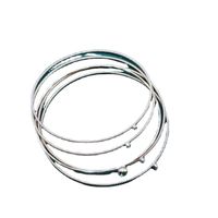Simple Rhinestone Metal Bracelet Set Wholesale main image 6