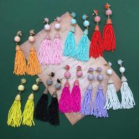 Fashion Miyuki Beads Tassel Earrings Wholesale main image 1