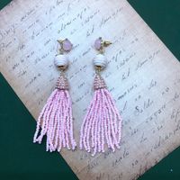 Fashion Miyuki Beads Tassel Earrings Wholesale sku image 3
