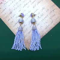Fashion Miyuki Beads Tassel Earrings Wholesale sku image 5