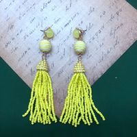 Fashion Miyuki Beads Tassel Earrings Wholesale sku image 6