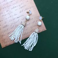 Fashion Miyuki Beads Tassel Earrings Wholesale sku image 8