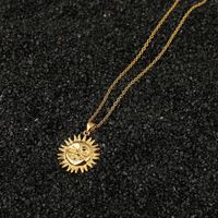 Simple Flower Copper Necklace Wholesale main image 5