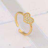 Simple Starfish Love Heart Ring main image 5