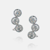 Fashion Geometric Zircon Copper Earrings Wholesale sku image 8