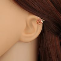 New Simple Copper Micro-inlaid Zircon Ear Clips sku image 3