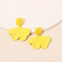 Simple Candy Color Flower Earrings Wholesale main image 1