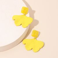Simple Candy Color Flower Earrings Wholesale main image 4