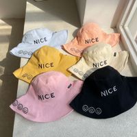 Fashion Embroidery Letter Children's Fisherman Hat main image 2