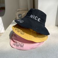 Fashion Embroidery Letter Children's Fisherman Hat main image 5