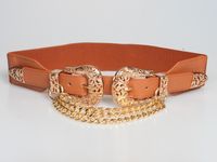 Double-headed Buckle Chain Punk Style Belt main image 4