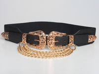Double-headed Buckle Chain Punk Style Belt main image 5