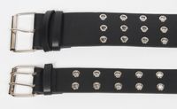 Fashion Ultra-wide Double-breasted Eyelet Belt main image 6