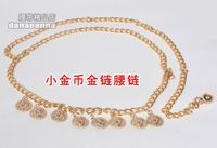Fashion Coin Tassel Golden Chain Belt main image 3