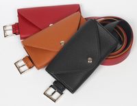 Fashion Lychee Pattern Thin Belt Waist Bag main image 4
