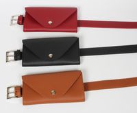 Fashion Lychee Pattern Thin Belt Waist Bag main image 5