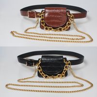 Retro Gold Chain Belt Waist Bag main image 2