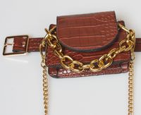 Retro Gold Chain Belt Waist Bag main image 5