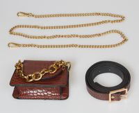 Retro Gold Chain Belt Waist Bag main image 6