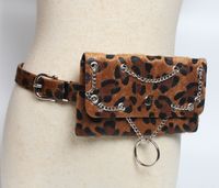 Riñonera Punk Chain Con Estampado De Leopardo main image 4