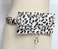 Punk Chain Leopard Print Waist Bag main image 6