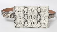 Snake Leopard Pattern Thin Belt Waist Bag main image 5