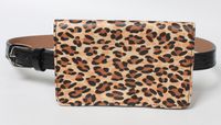 Snake Leopard Pattern Thin Belt Waist Bag main image 6