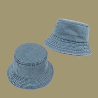 Korean Sunshade Solid Color Cowboy Fisherman Hat main image 5