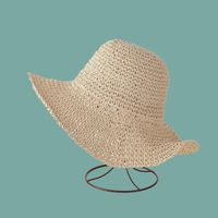Fashion Big Eaves Sunshade Breathable Straw Hat Wholesale sku image 3