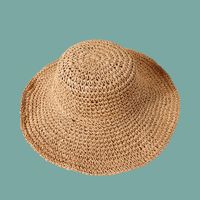 Fashion Big Eaves Sunshade Breathable Straw Hat Wholesale sku image 4