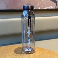 Botella De Plástico Portátil Transparente Coreana sku image 2