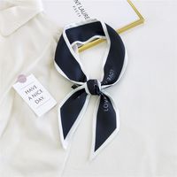 Fashion Letter Long Silk Ribbon Scarf Wholesale sku image 2